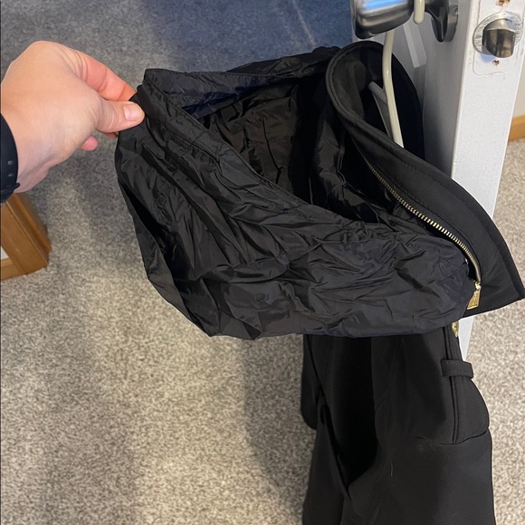 Michael Kors Black Trench Coat with Belt - Picture 4 of 7